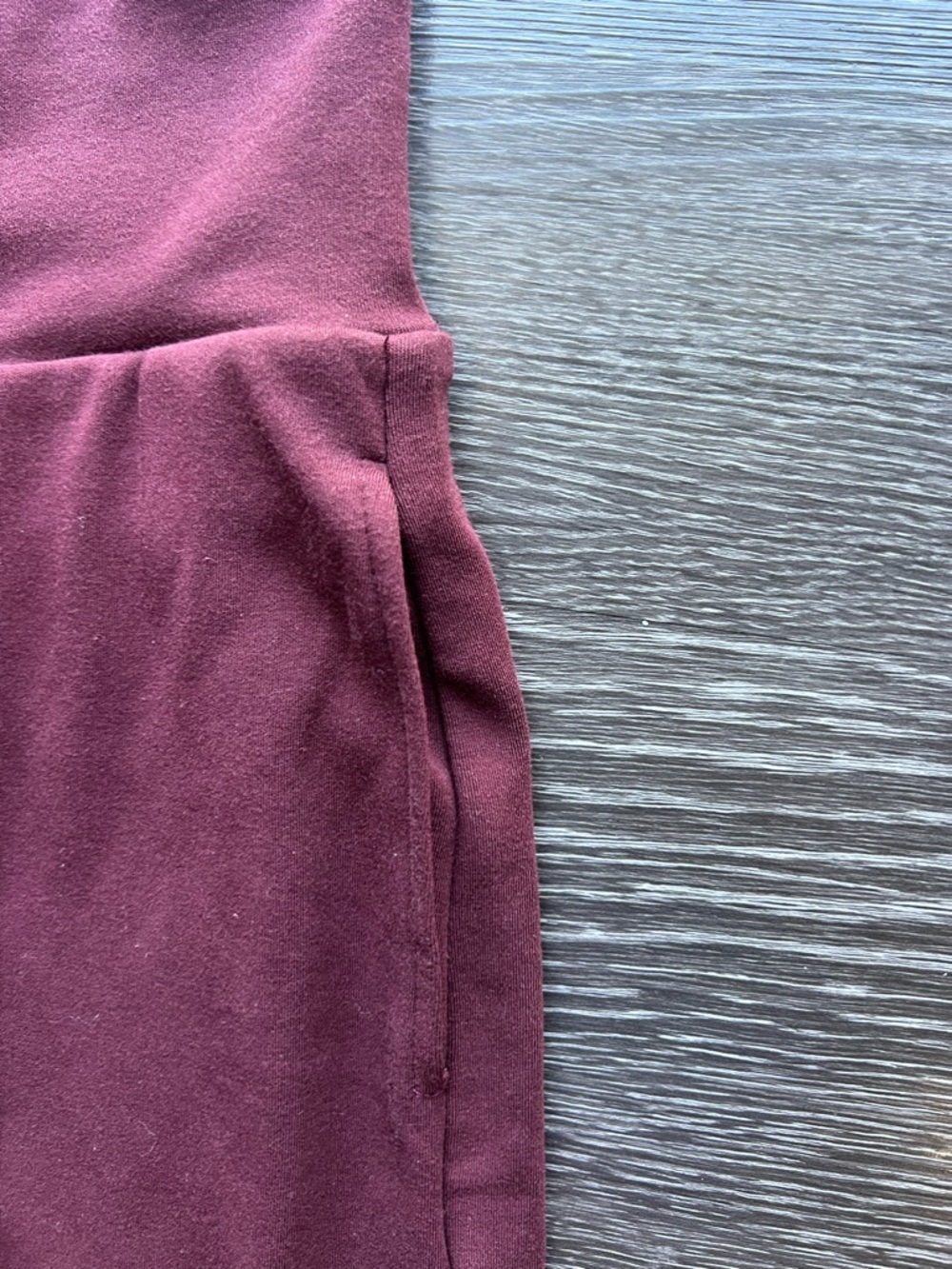 NWT OGL Tummy Warmer Pin-Tuck Wide Leg Pants in Ruby Berry - Picture 5 of 15